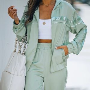 Sage Green Track Suit